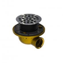 OS&B SD470-SS - Shower Drain Brass Side Outlet