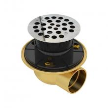 OS&B SD472-SS - Shower Drain Brass Side Outlet