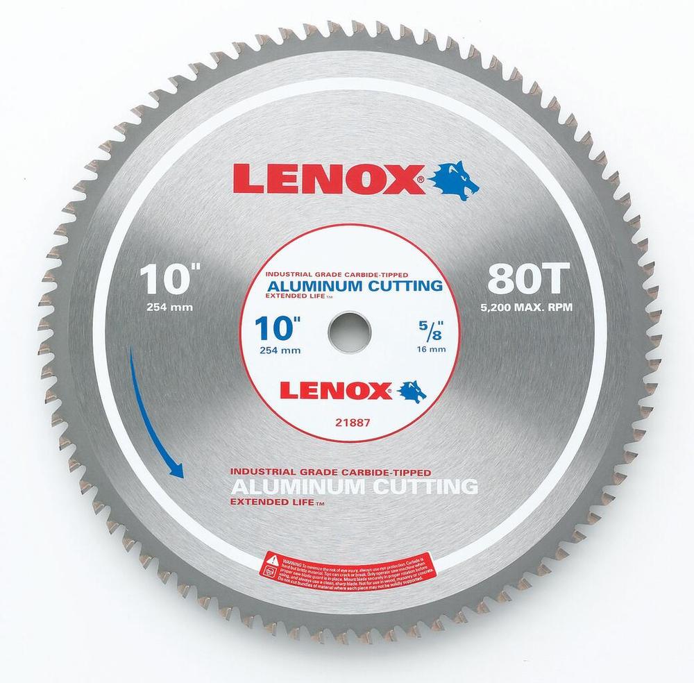 10&#34; 80TPI Aluminum Circular Saw Blade