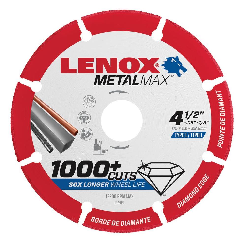 Metal Max 4-1/2&#34; x 7/8&#34; Angle Grinder Diamond Cut Off Wheel