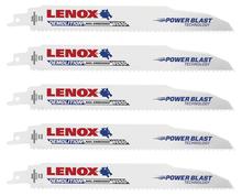 Lenox 20371966R5 - 9"x1" 6TPI Demolition Nail Embedded Wood Recip 5 pk