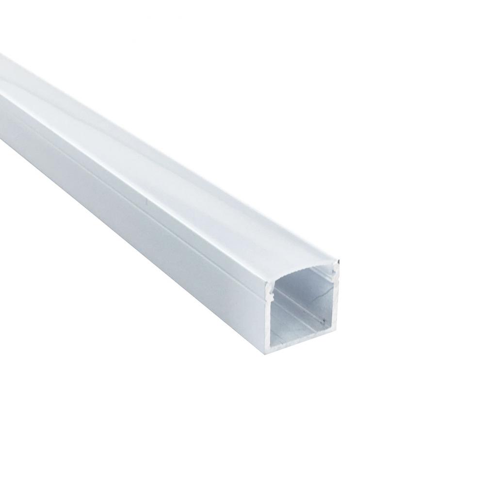 4-ft Deep Channel, White (Plastic Diffuser, End Caps & NUTP13 3M Adhesive Mounting Tape Included)