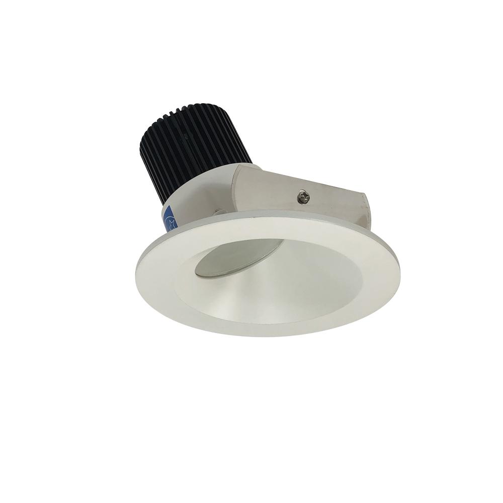 4&#34; Iolite LED Round Wall Wash, 1000lm / 14W, 3000K, Matte Powder White Reflector / Matte Powder