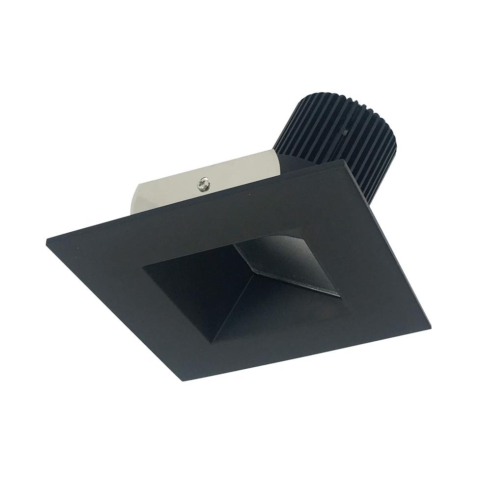 4&#34; Iolite LED Square Wall Wash, 1000lm / 14W, 2700K, Black Reflector / Black Flange