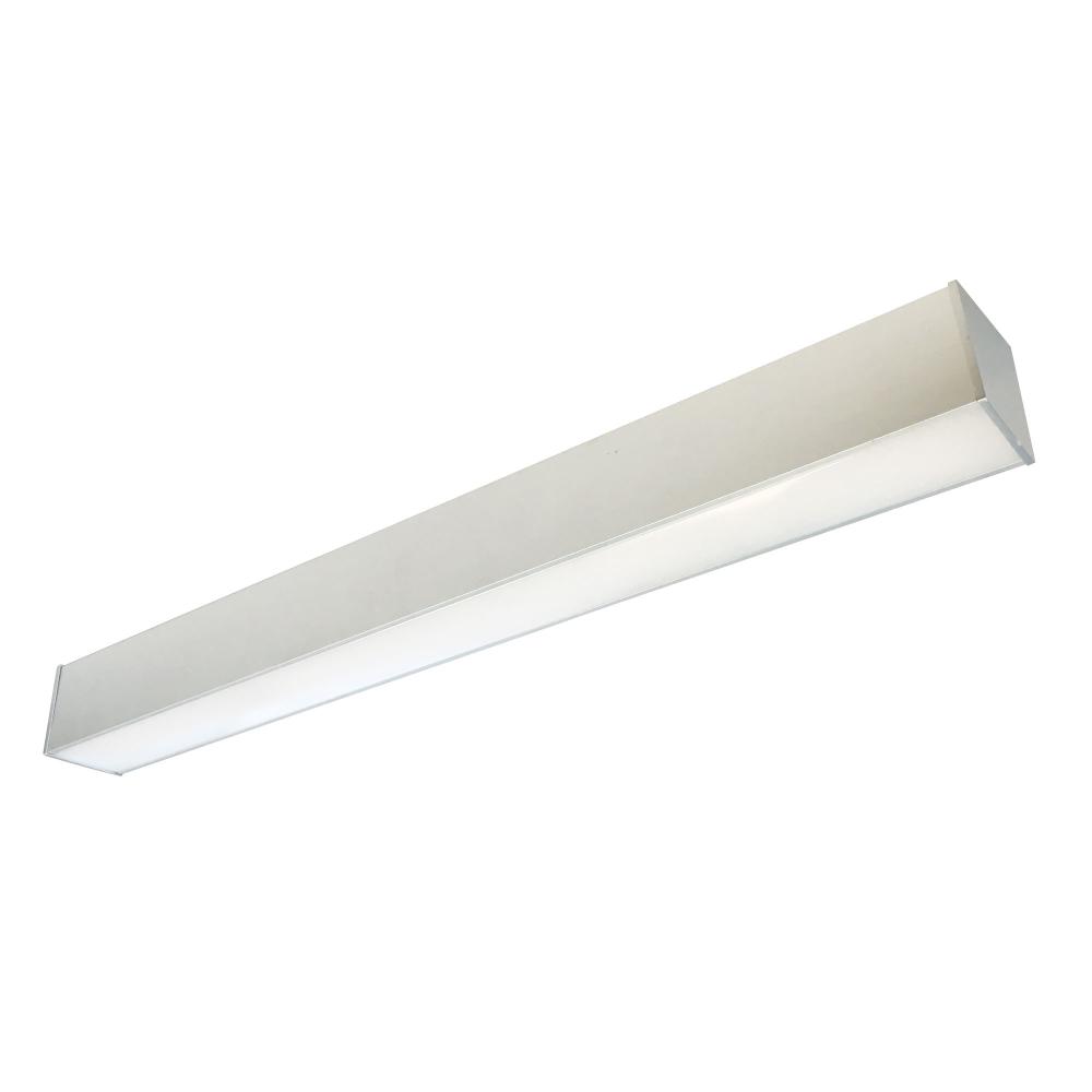 8&#39; L-Line LED Direct Linear w/ Dedicated CCT, 8400lm / 3000K, Aluminum Finish