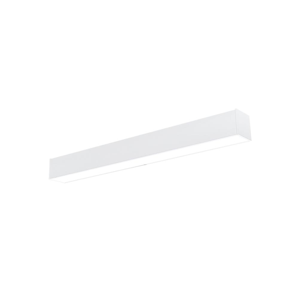 2&#39; L-Line LED Direct Linear w/ Selectable Wattage & CCT, White Finish