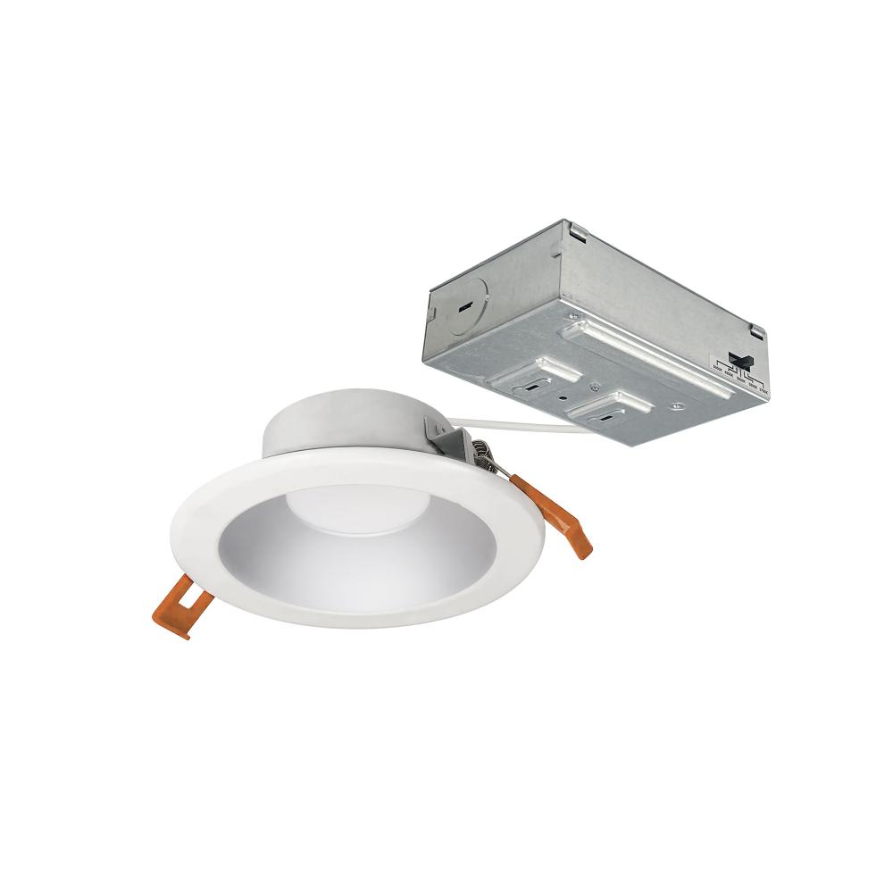 4&#34; Theia LED Can-less Downlight with Selectable CCT, 120V input; 950lm / 10W, Haze Reflector /