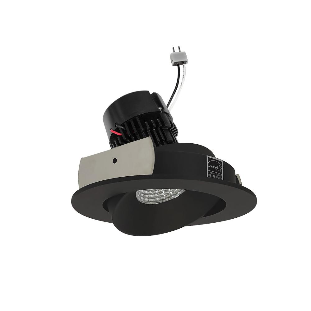 4&#34; Pearl Low Voltage LED Round Adjustable Cone Retrofit, 1200lm / 11W, 2700K, Black Reflector /