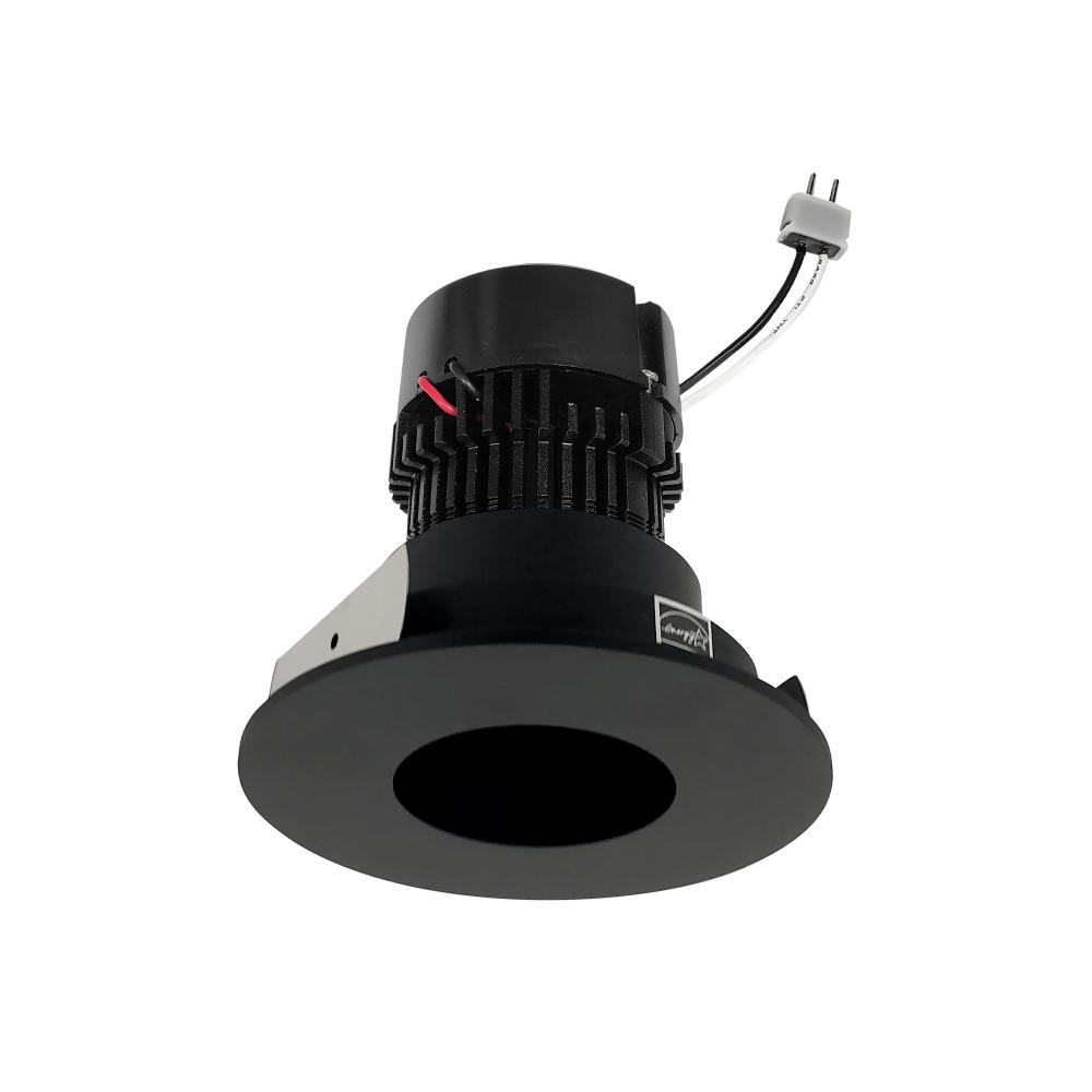 4&#34; Pearl Low Voltage LED Round Pinhole Retrofit, 950lm / 11W, 2700K, Black Pinhole / Black