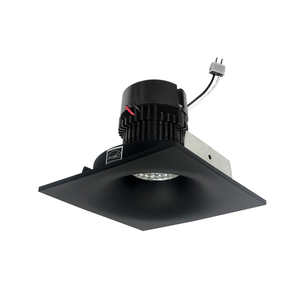 4&#34; Pearl Low Voltage LED Square Bullnose Retrofit, 1200lm / 11W, 2700K, Black Finish