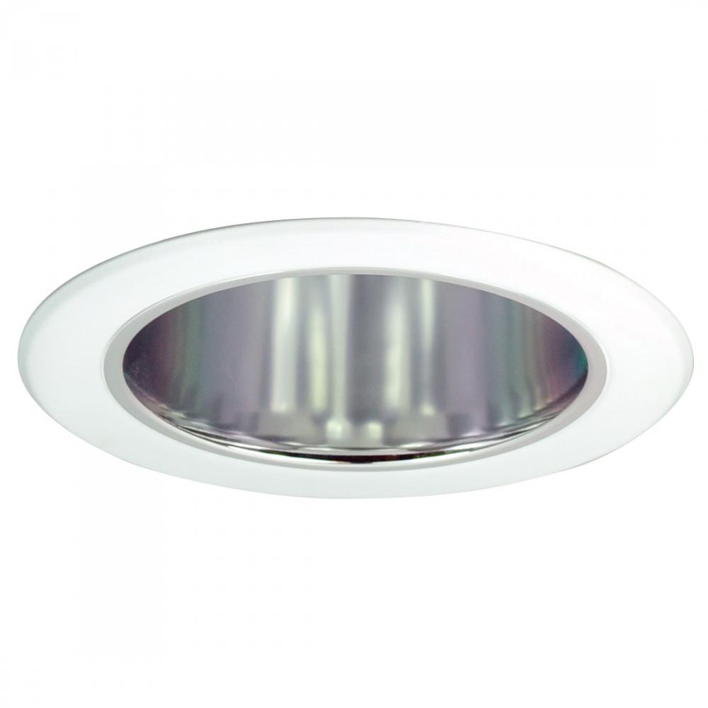 5&#34; Air-Tight Cone Reflector w/ Metal Ring, Clear/White