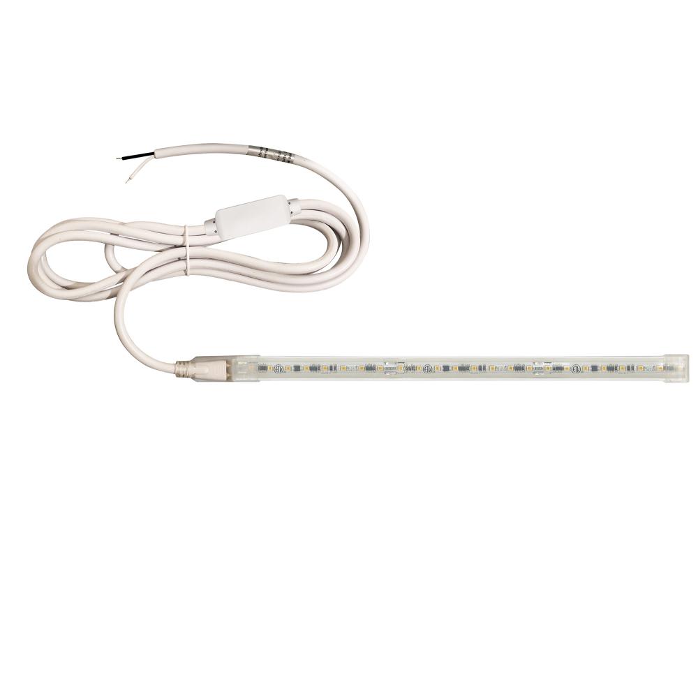 Custom Cut 99-ft, 4-in 120V Continuous LED Tape Light, 330lm / 3.6W per foot, 3000K, w/ Mounting