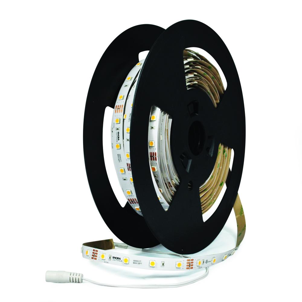 Hy-Brite 20&#39; 24V Continuous LED Tape Light, 375lm / 4.25W per foot, 2700K, 90+ CRI