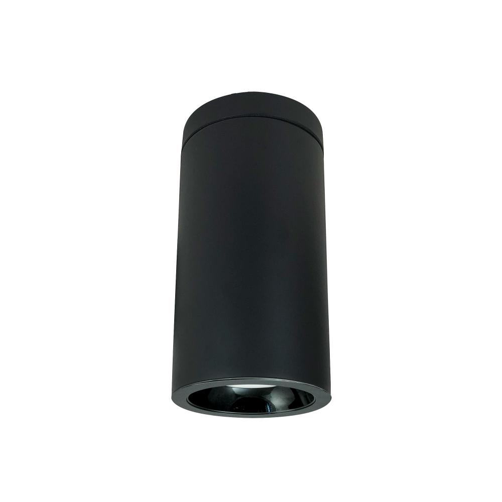 6&#34; Cobalt Surface Mount Cylinder, Black, 1000L, 3500K, Black/Black Reflector, 120V