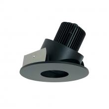 Nora NIO-4RPHA27QBB - 4" Iolite LED Round Adjustable Pinhole, 10-Degree Optic, 800lm / 12W, 2700K, Black Pinhole /