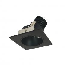 Nora NIO-4SD27QBB - 4" Iolite LED Square Adjustable Reflector with Round Aperture, 10-Degree Optic, 800lm / 12W,