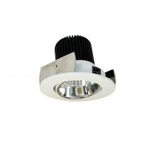 Nora NIOB-2RC27XCMPW/10 - 2" Iolite LED Round Adjustable Cone Reflector, 1000lm / 14W, 2700K, Specular Clear Reflector /