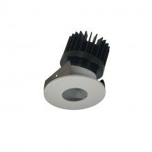 Nora NIOB-2RPHA27QWW - 2" Iolite LED Round Adjustable Pinhole, 10-Degree Optic, 800lm / 12W, 2700K, White Pinhole /