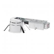 Nora NLR-403S/1EL - 4" Shallow Low Voltage Remodel Housing, 120V/12V Elect. Transformer, Max 50W