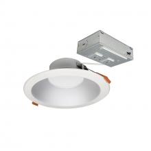 Nora NLTH-61TW-HZMPW - 6" Theia LED Downlight with Selectable CCT, 1400lm / 15W, Haze/Matte Powder White Finish