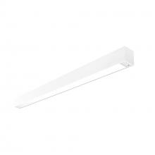 Nora NLUD-4334W/EMOS - 4' L-Line LED Indirect/Direct Linear, 6152lm / Selectable CCT, White Finish, with EM & Motion