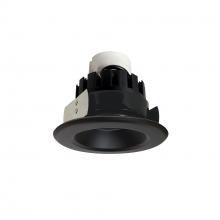 Nora NRMC3-41L127FBB - 4" Marquise III Retrofit, Black Reflector/Black Flange, 120-277V; 0-10V Dimming, 1300lm / 12W,