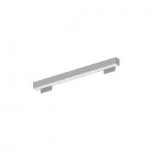 Nora NWLIN-21040A/L4-R4 - 2' L-Line LED Wall Mount Linear, 2100lm / 4000K, 4"x4" Left Plate & 4"x4" Right