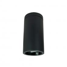 Nora NYLD2-6S10135BBB4 - 6" Cobalt Surface Mount Cylinder, Black, 1000L, 3500K, Black/Black Reflector, 120V