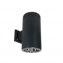 Nora NYLS2-6W35140MCCB6 - 6" CYL WALL MNT 3500L 40K REF. MED FLD. CLR/CLR FLANGE 120-277V 0-10V BLK CYL