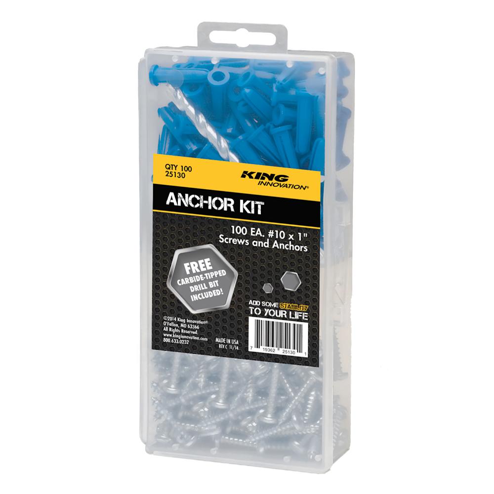 ANCHOR KIT W/ CARBIDE-TIPPED BIT  1 KIT/