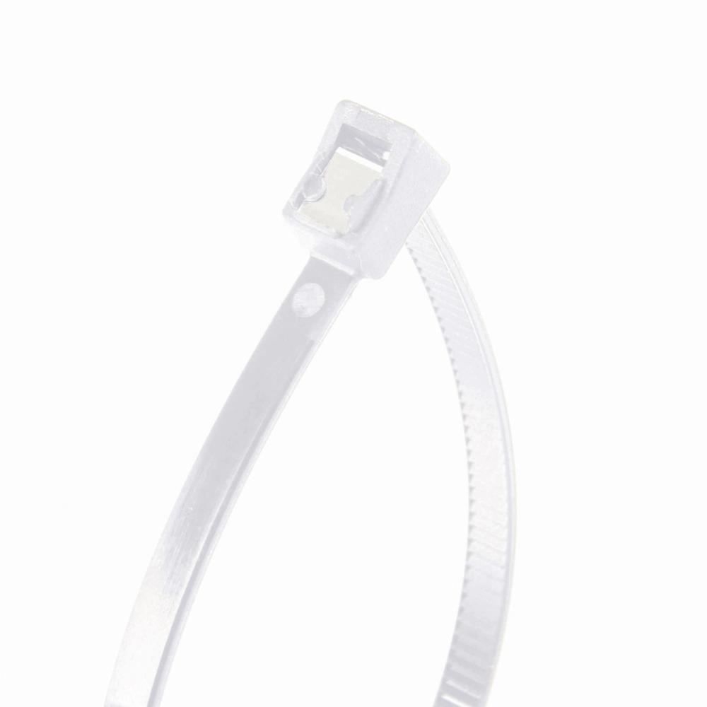 14inSelf Cutting Cable Tie natural 50lb