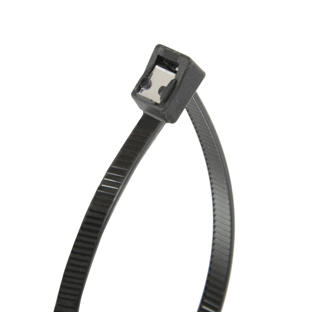 14in Self Cutting Cable Tie black 50lb 5