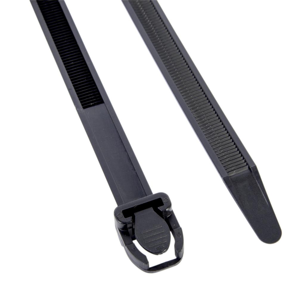 Releasable Cable Tie UVB 21in175 lb 3/Ba