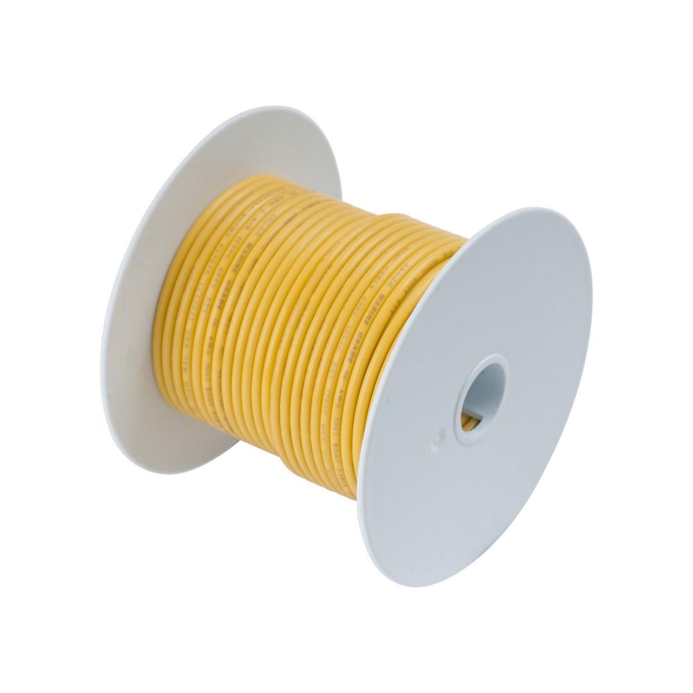 Primary Wire Spool  #14 AWG-2MM  Yellow