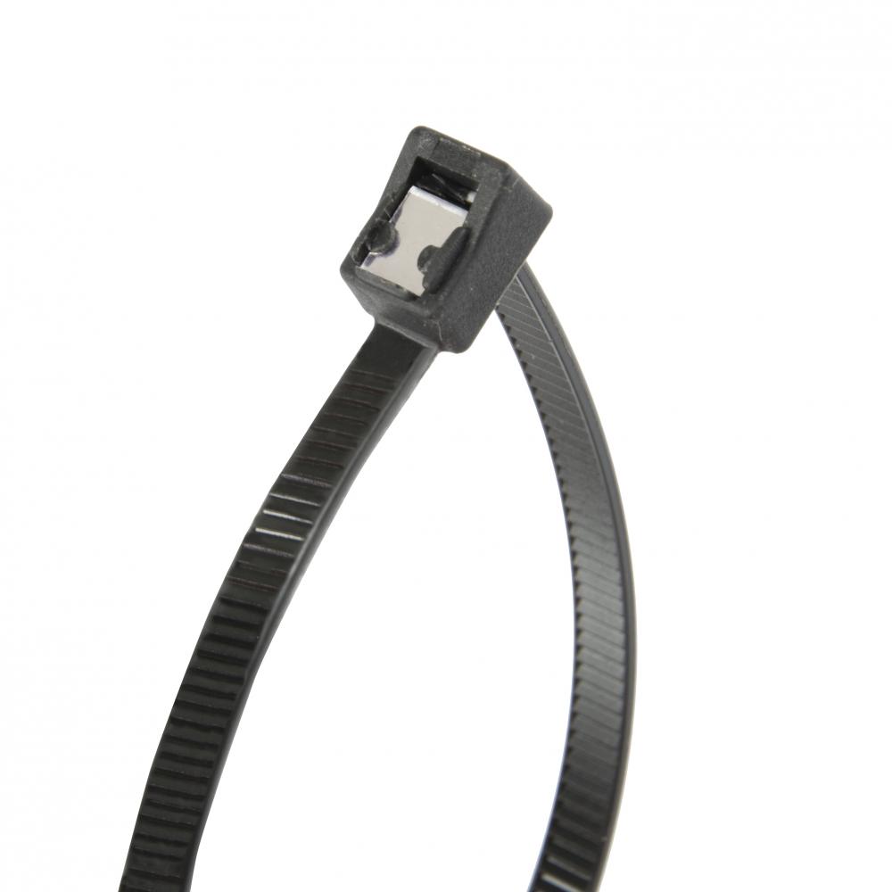 14in Self Cutting Cable Tie black 50lb 5