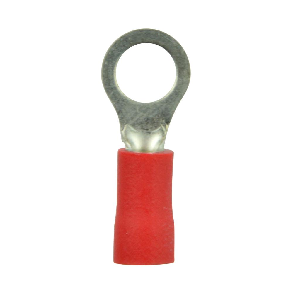 #22-16 GAUGE RING TERMINAL 8-10 STUD RED