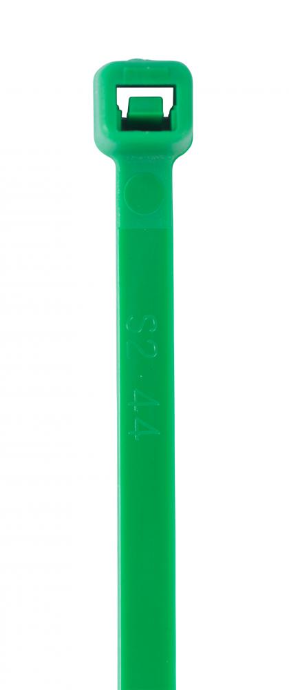 Cable tie 8in 50lb Green 100/bag 10 Bags