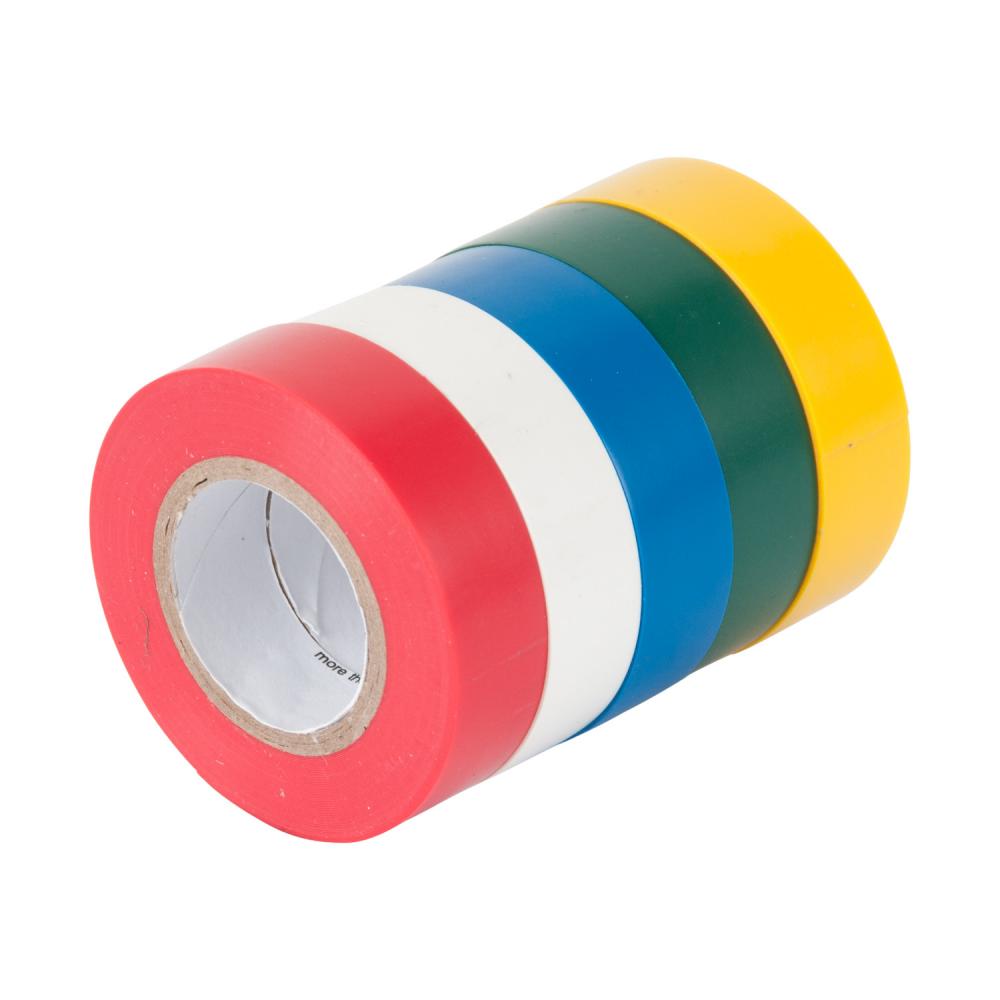 Electrical Tape 1/2in x 20ft Assorted Co