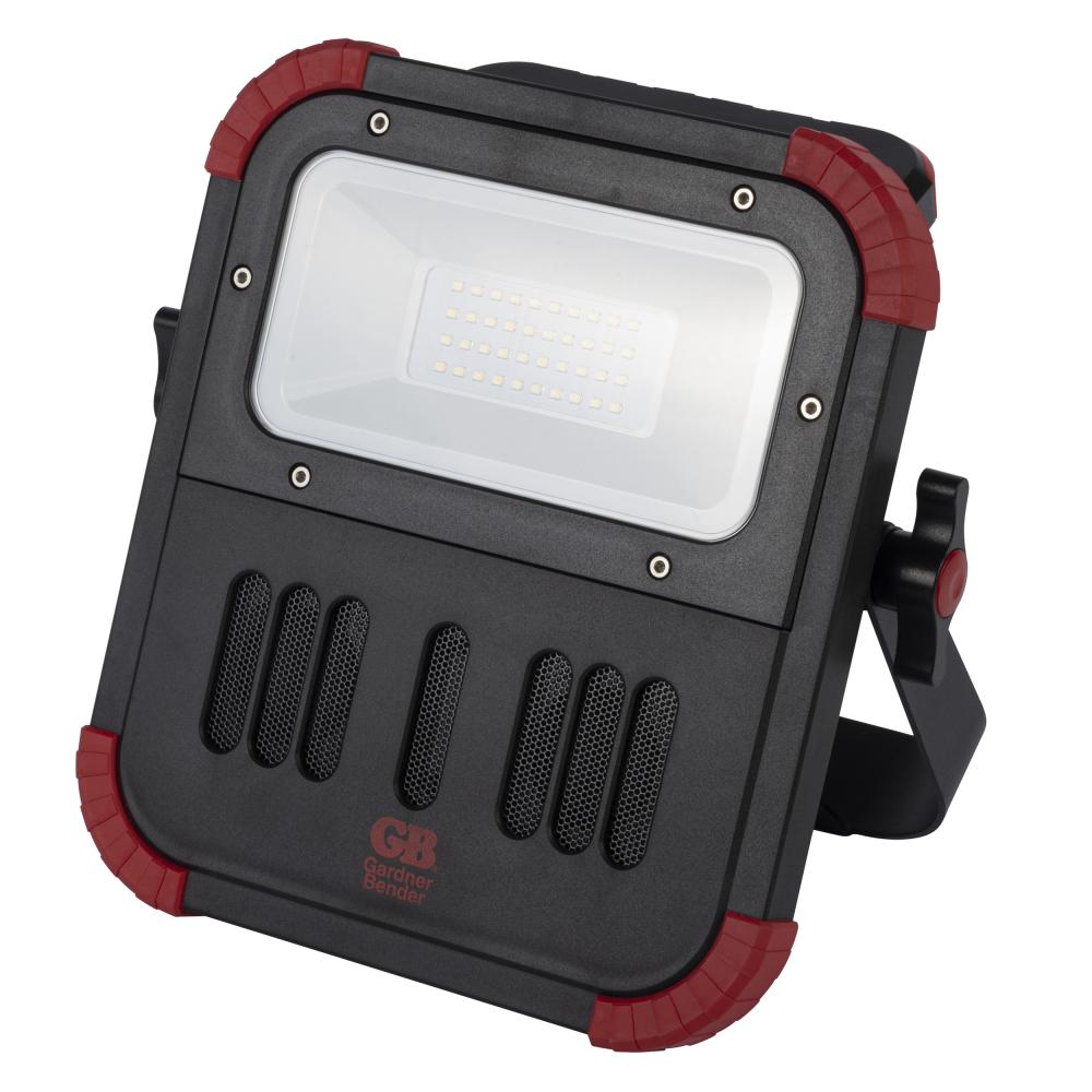 20 Watt LED Work Light with Bluetooth Sp