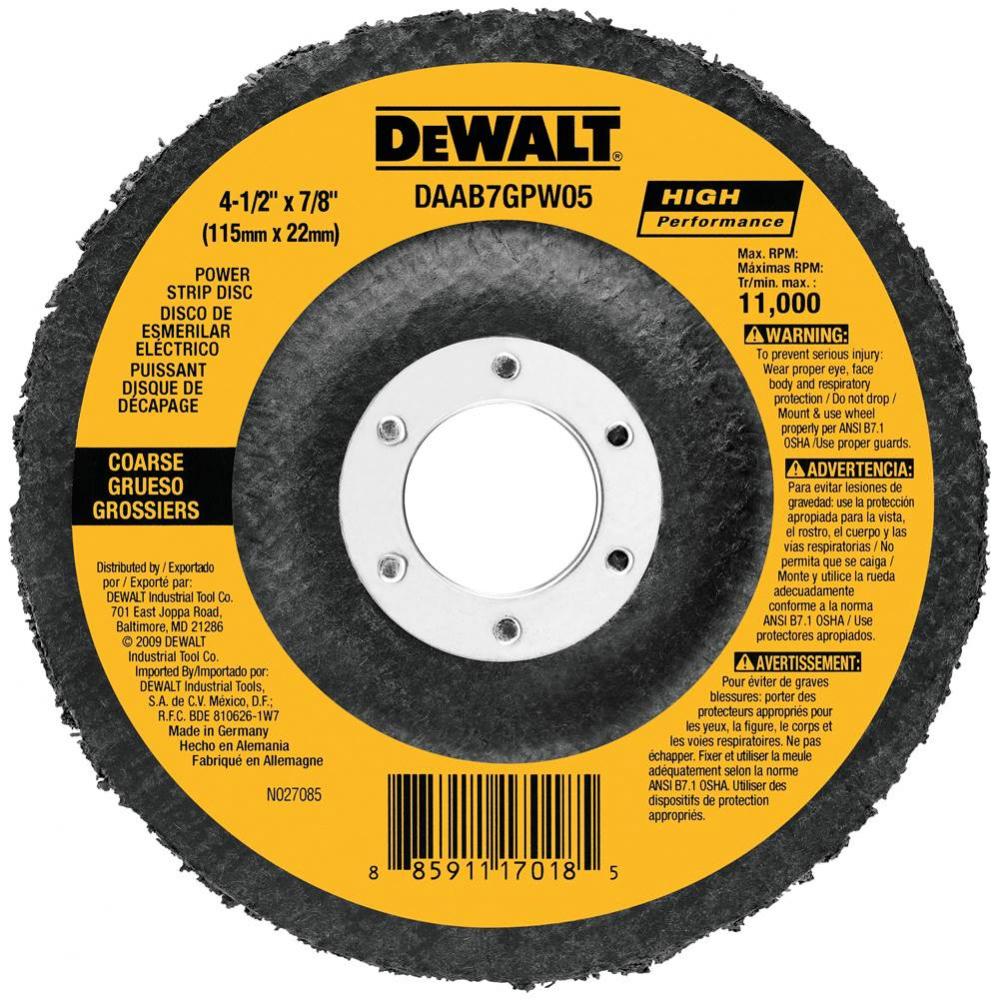 4-1/2&apos;&apos; X 5/8&apos;&apos;-11 POWER WHEEL FLAP DISC