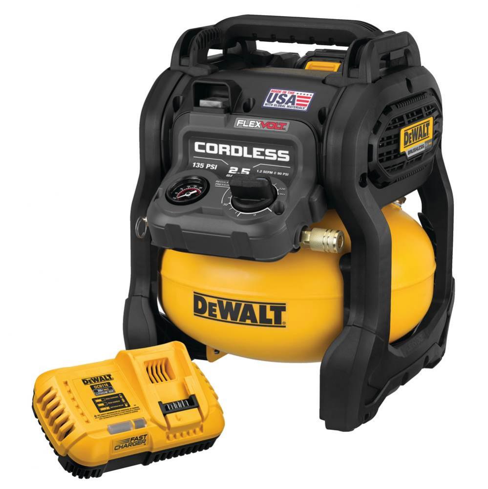 60V MAX 2.5GAL CORDLESS COMPRESSOR