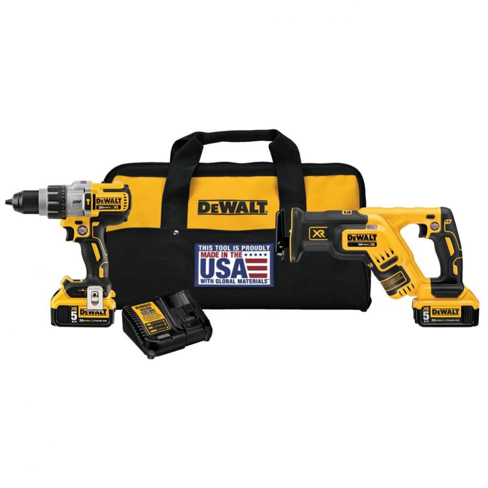 20V MAX LI-ION HD &amp; RECIP SAW COMBO KIT