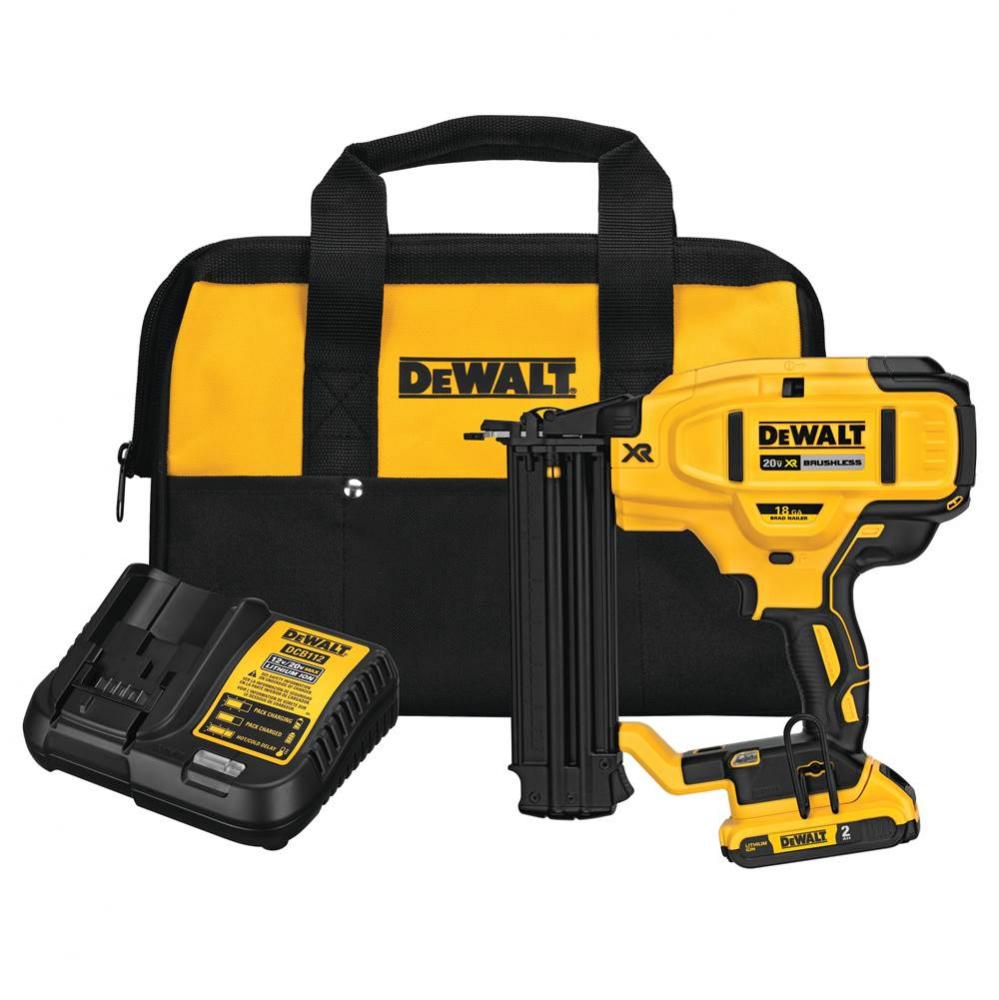 20V MAX 18GA BRAD NAILER KIT