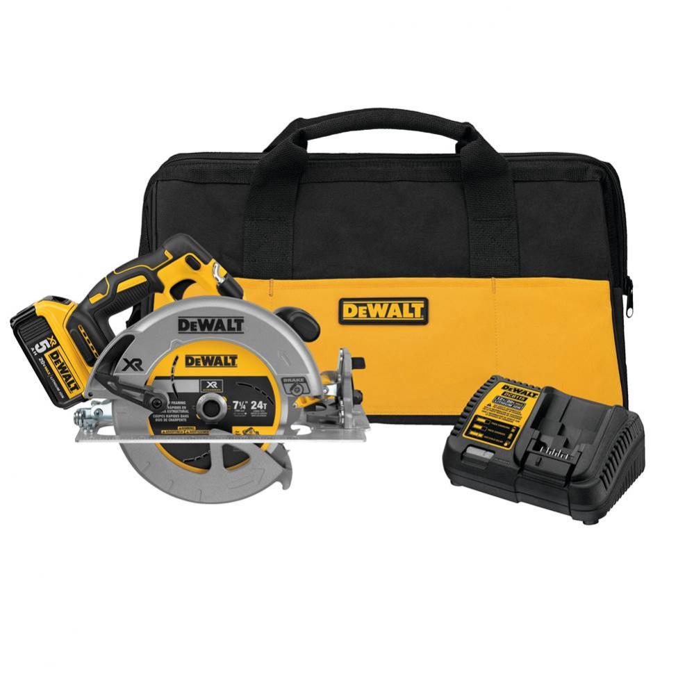 20V MAX BRUSHLESS 7 1/4 CIRC SAW KIT