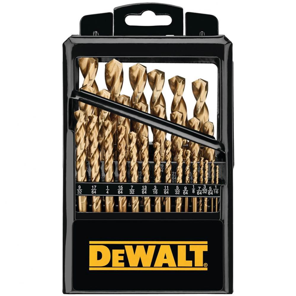 29 PC INDUSTRIAL COBALT DRILL BIT SET