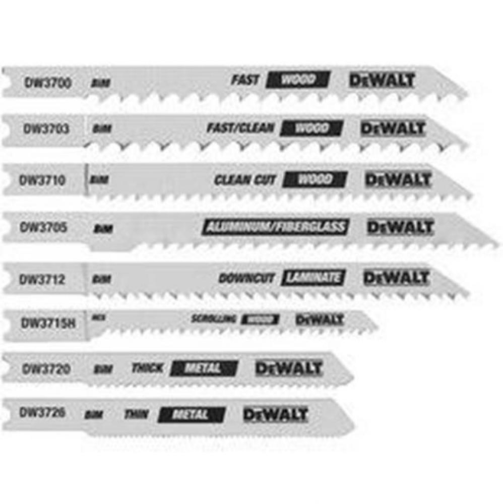 8PC JIG SAW BLADE SET