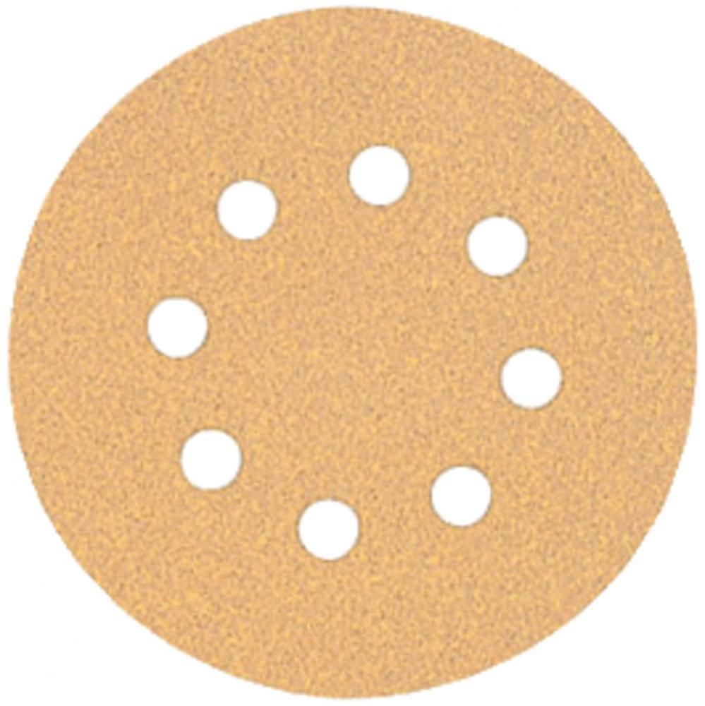 5IN 80 GRIT 8 HOLE DISC (5 PACK)