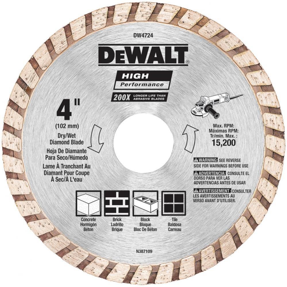 4-1/2&apos;&apos; HIGH PERF MASONRY BLADE CARDED