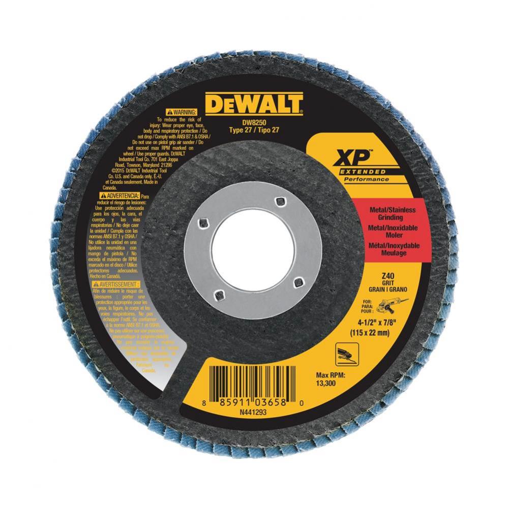 w31/2&apos;&apos; X 7/8&apos;&apos; Z120 T27 XP FLAP DISC