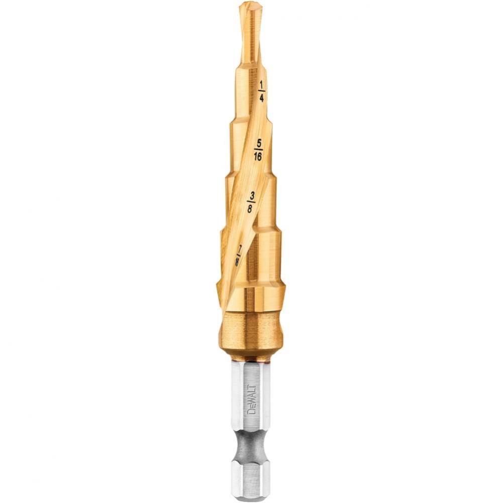 3/16&apos;&apos; - 1/2&apos;&apos; IMPACT READY STEP DRILL BIT